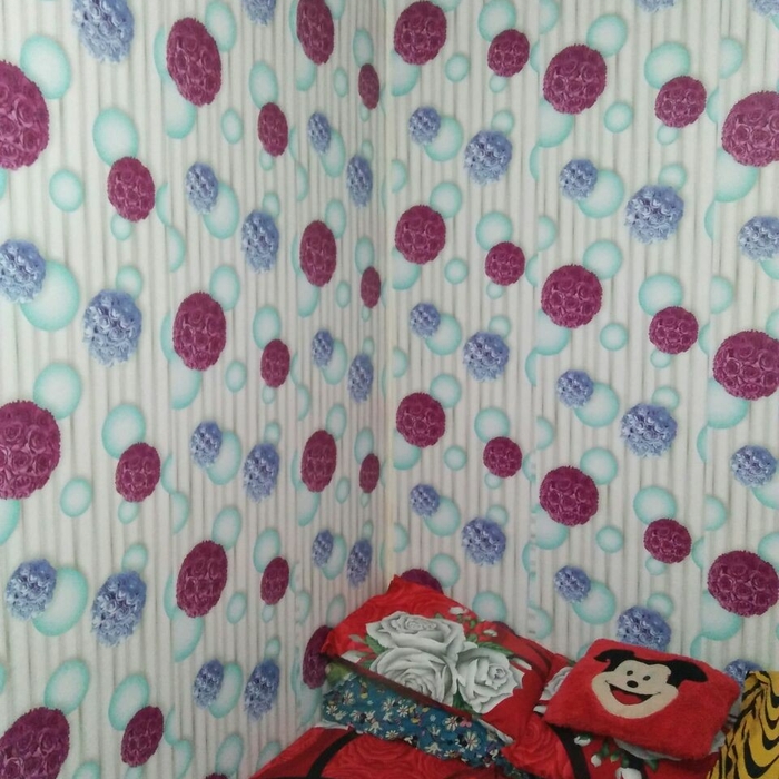 Dinding Motif Bunga Pink - HD Wallpaper 