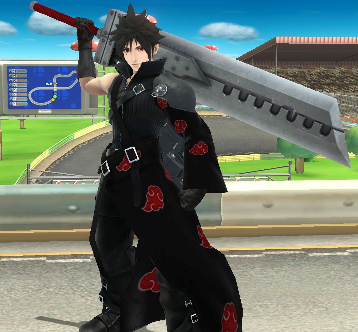 Akatsuki Cloud Uchiha - HD Wallpaper 