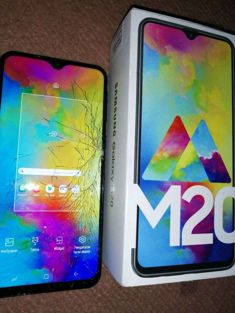 M20 Samsung Retak Solo - Samsung Galaxy M20 - HD Wallpaper 