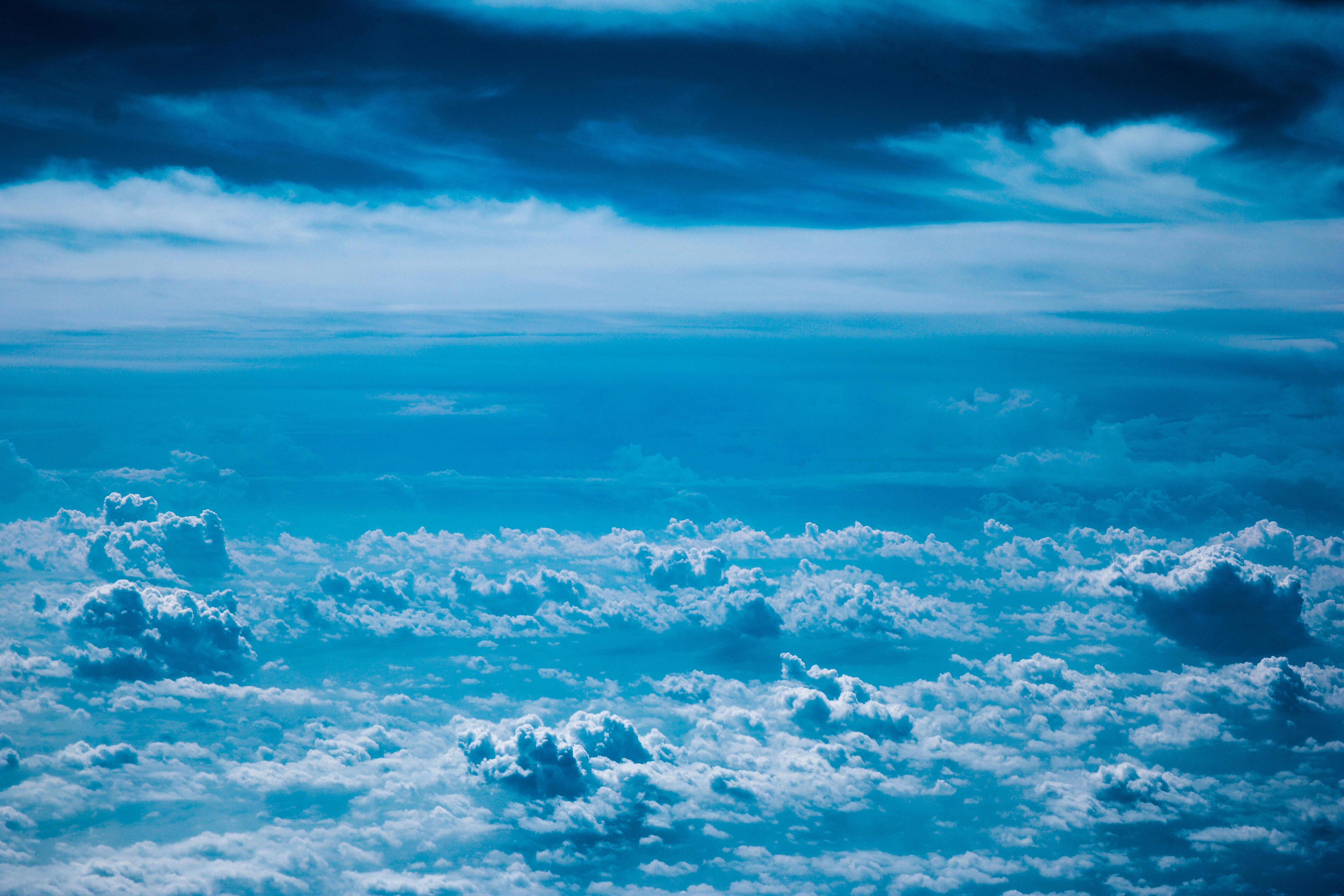100 Gambar Awan Biru Hd Paling Hist - Clouds Blue - HD Wallpaper 