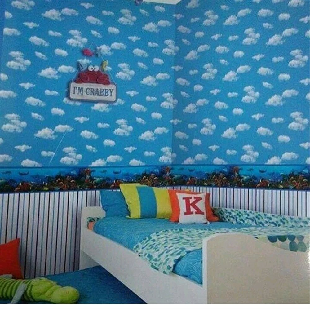 Awan Di Dinding - HD Wallpaper 