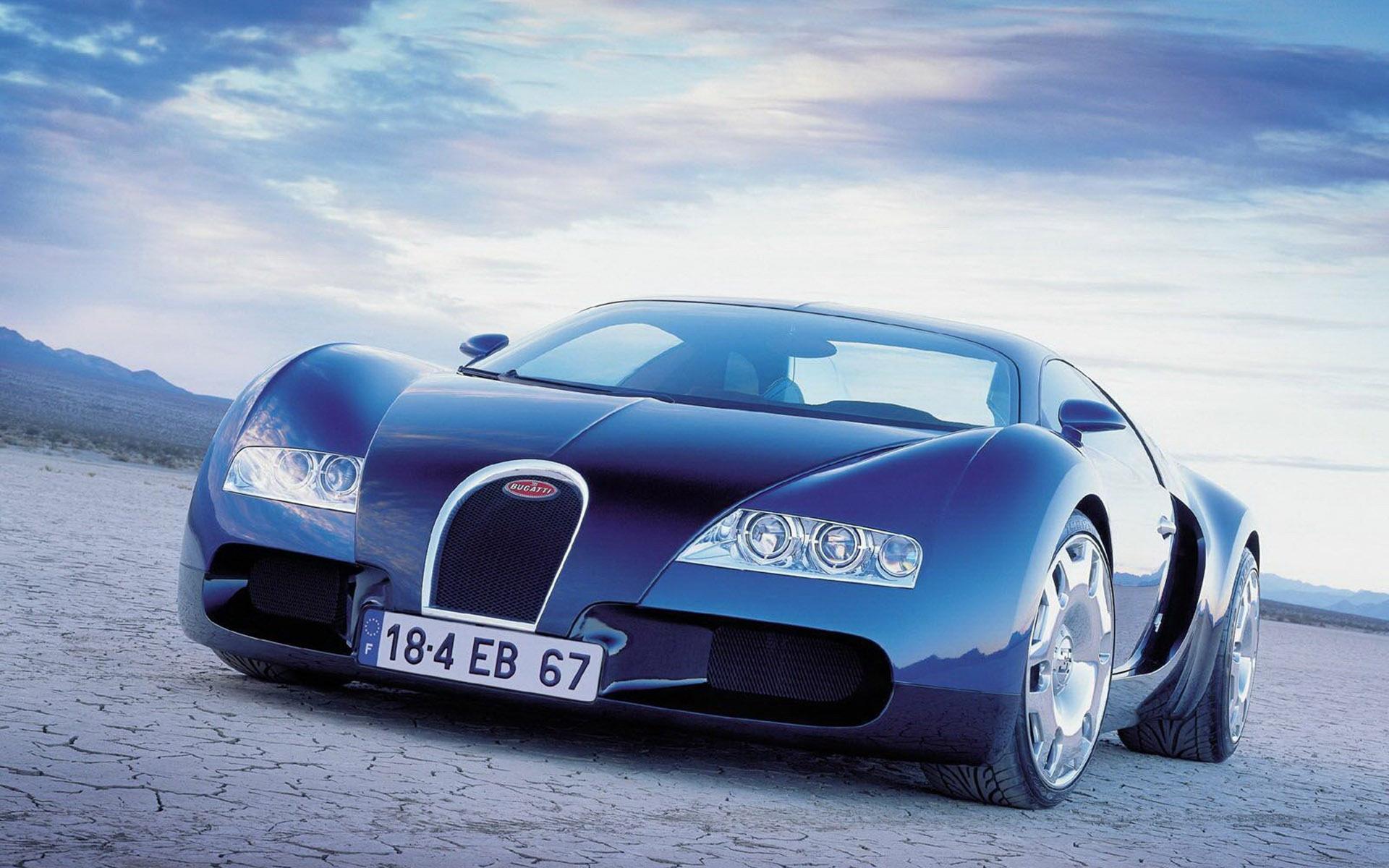 Bugatti Veyron Di Tanah Retak - Bugatti Veyron 1999 - HD Wallpaper 