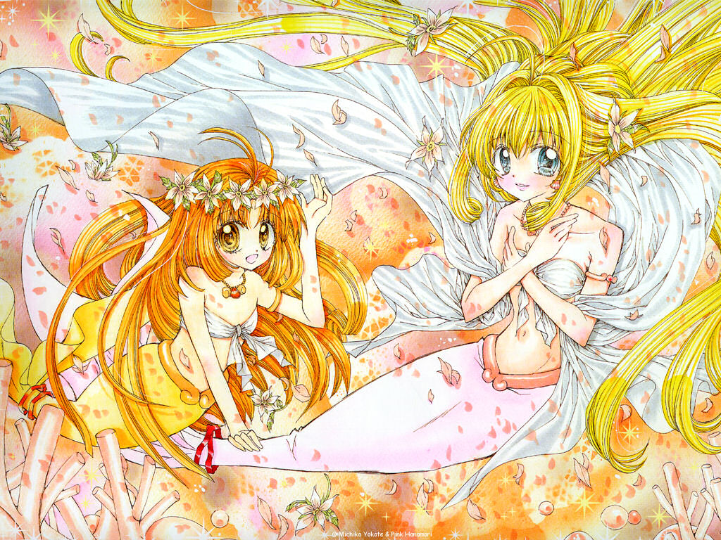 Mermaid Melody Luchia And Seira - HD Wallpaper 
