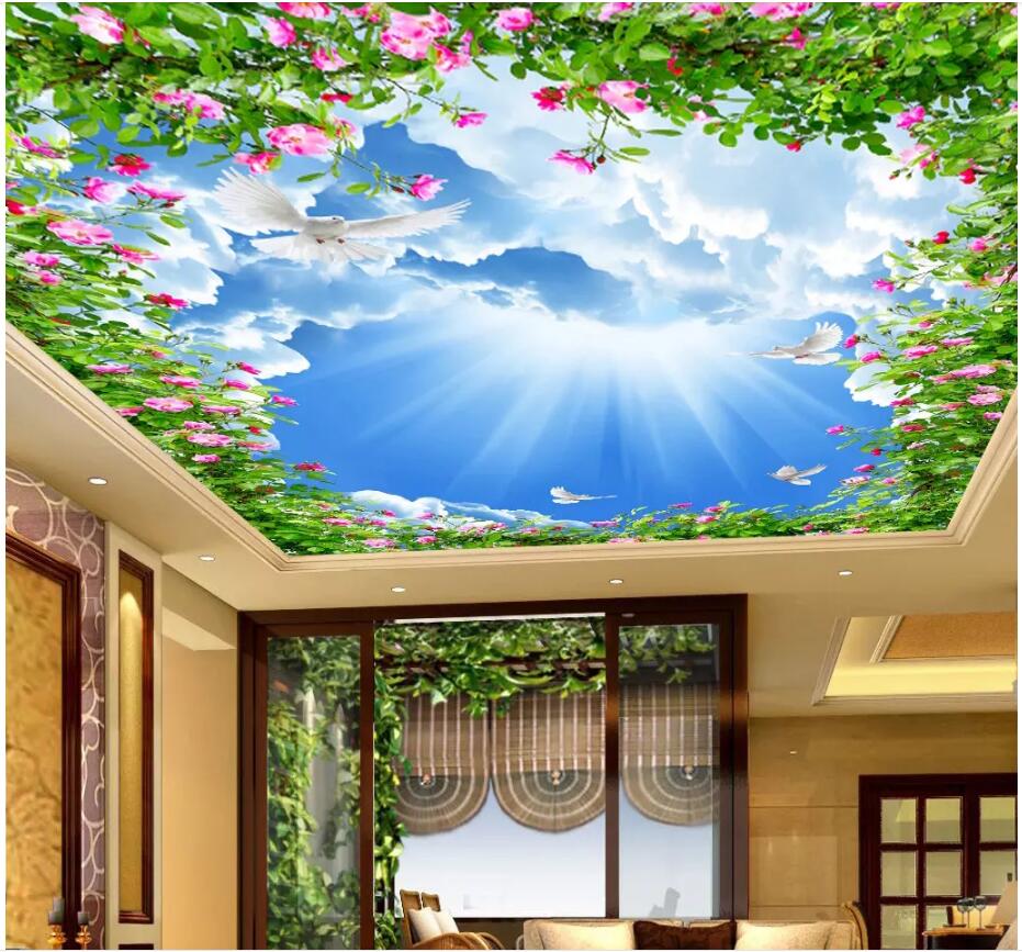 Ceilings Painted Like A Sky - HD Wallpaper 