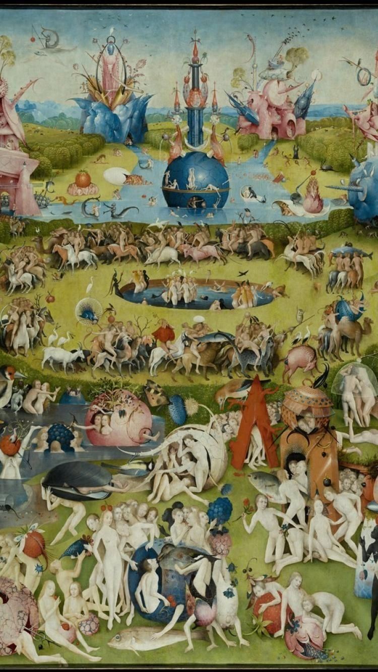 Garden Of Earthly Delights Central Panel - HD Wallpaper 