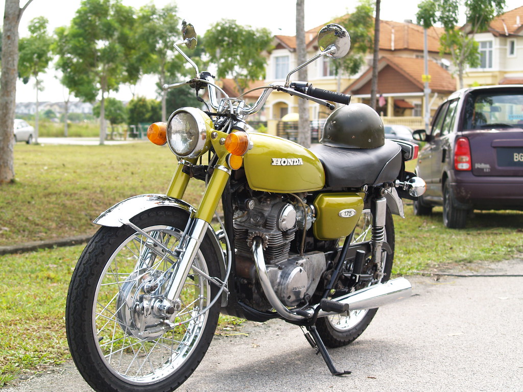 Honda Cb 125 1974 - HD Wallpaper 