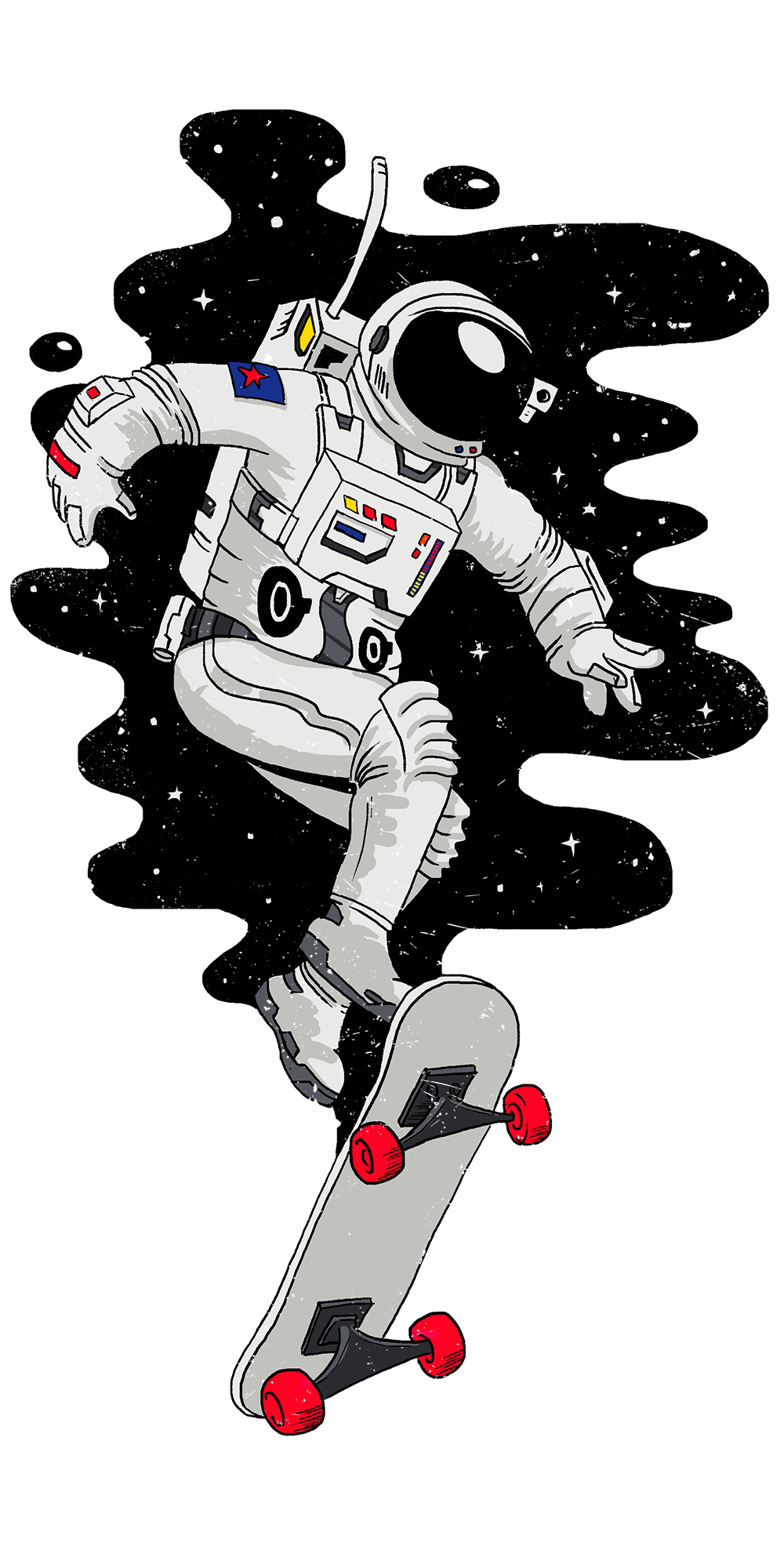 Spaceman Stickers - HD Wallpaper 