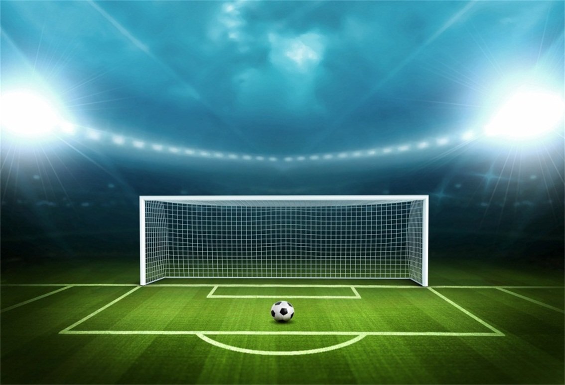 Football Pitch With Goal - HD Wallpaper 