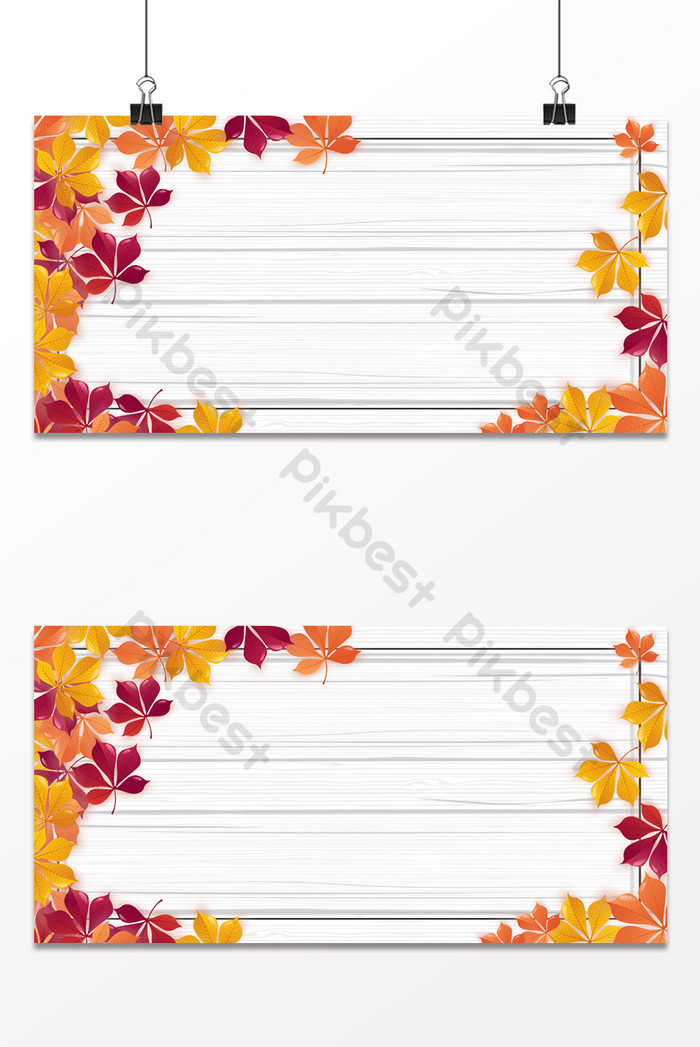 Musim Gugur Maple Leaf Board Wallpaper Bingkai Foto - HD Wallpaper 