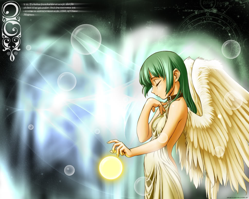 Keren Blackberry Bb Wallpaper Pc, Android, Iphone And - Anime Angel Wings Side View - HD Wallpaper 
