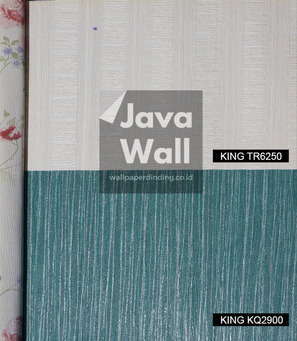 Wallpaper Dinding King Tr6250 Motif Polos Warna Putih - Biru Motif Polos - HD Wallpaper 