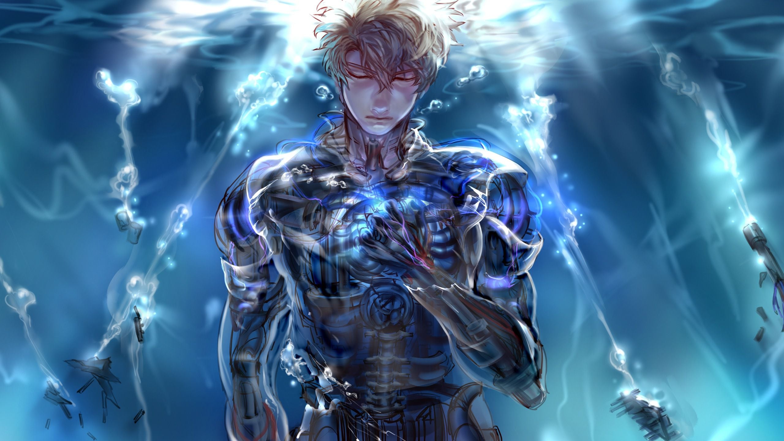 Cyborg Genos - HD Wallpaper 