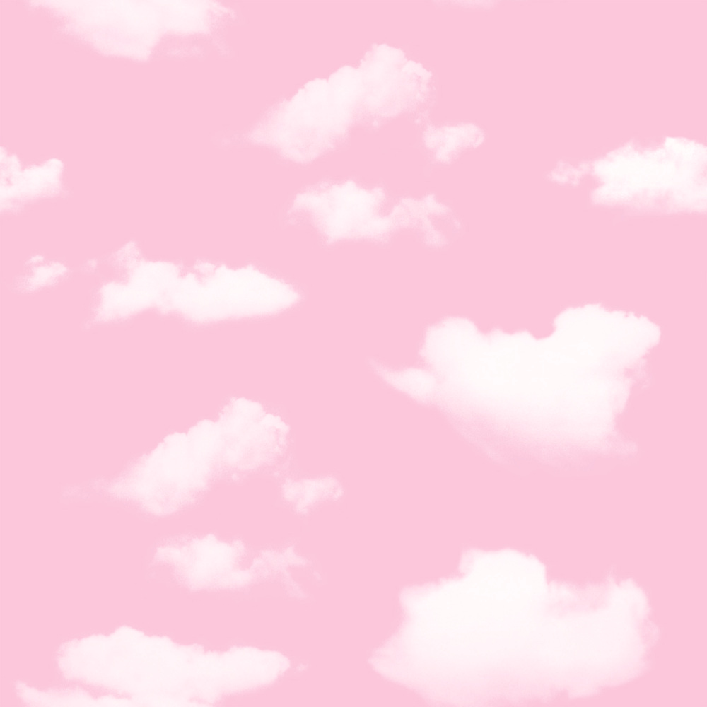 Swvm-1581 Cloud Wallpaper, Wallpaper For Bedroom, Blue - Pink Wallpaper For Kids - HD Wallpaper 