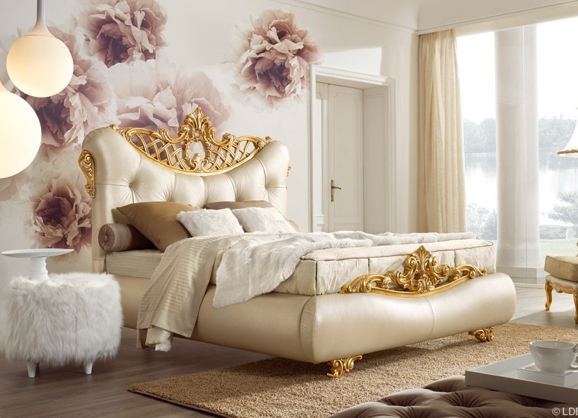 Italian Beds Furniture - HD Wallpaper 