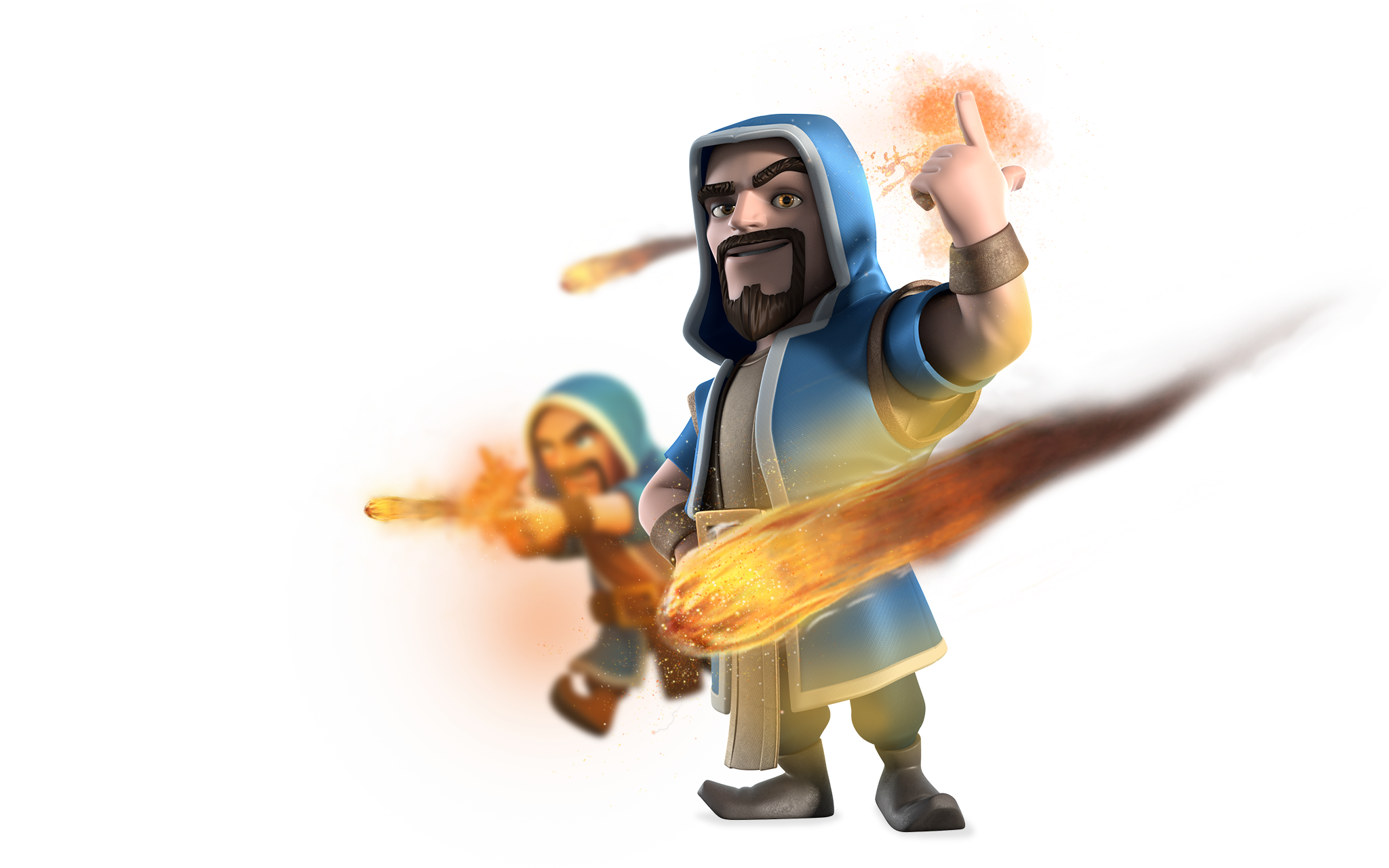Clash Of Clans Wizard Png - HD Wallpaper 