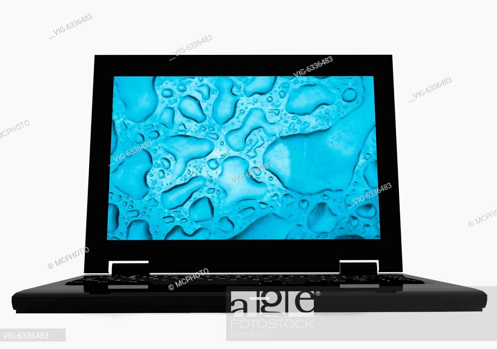 Black Laptop In A High Resolution 3d Render With A - Netbook - HD Wallpaper 