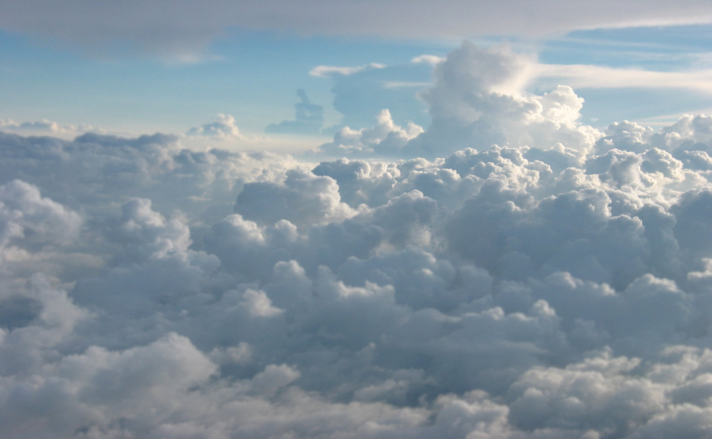 Cumulus Clouds From Plane - HD Wallpaper 