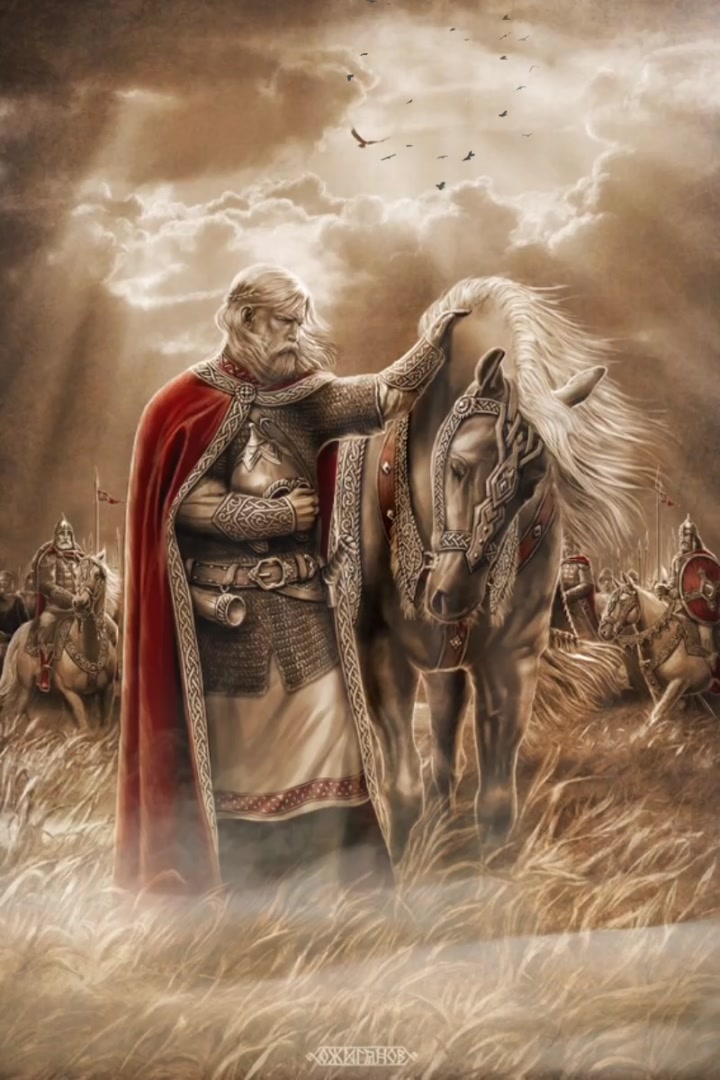 Viking Warrior On Horse - HD Wallpaper 