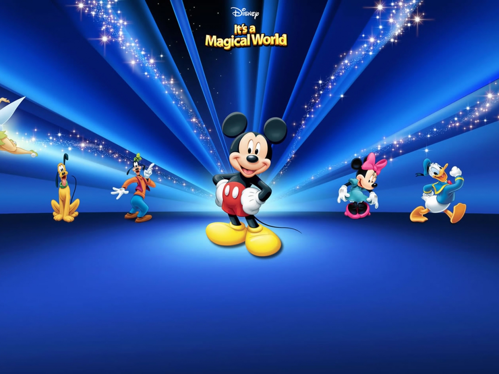 Mickey Mouse And Friends Wallpaper - Eid Mubarak Mickey Mouse - 1024x768  Wallpaper 