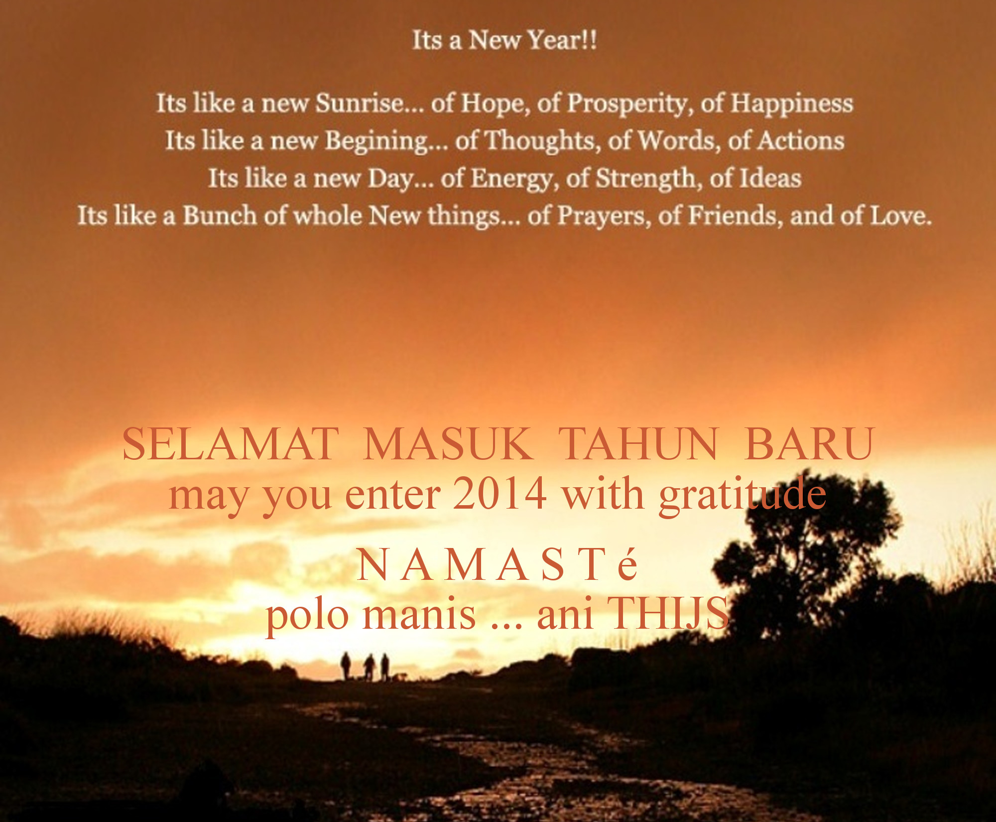 Gratitude Wallpaper - Happy New Year Wishes - HD Wallpaper 