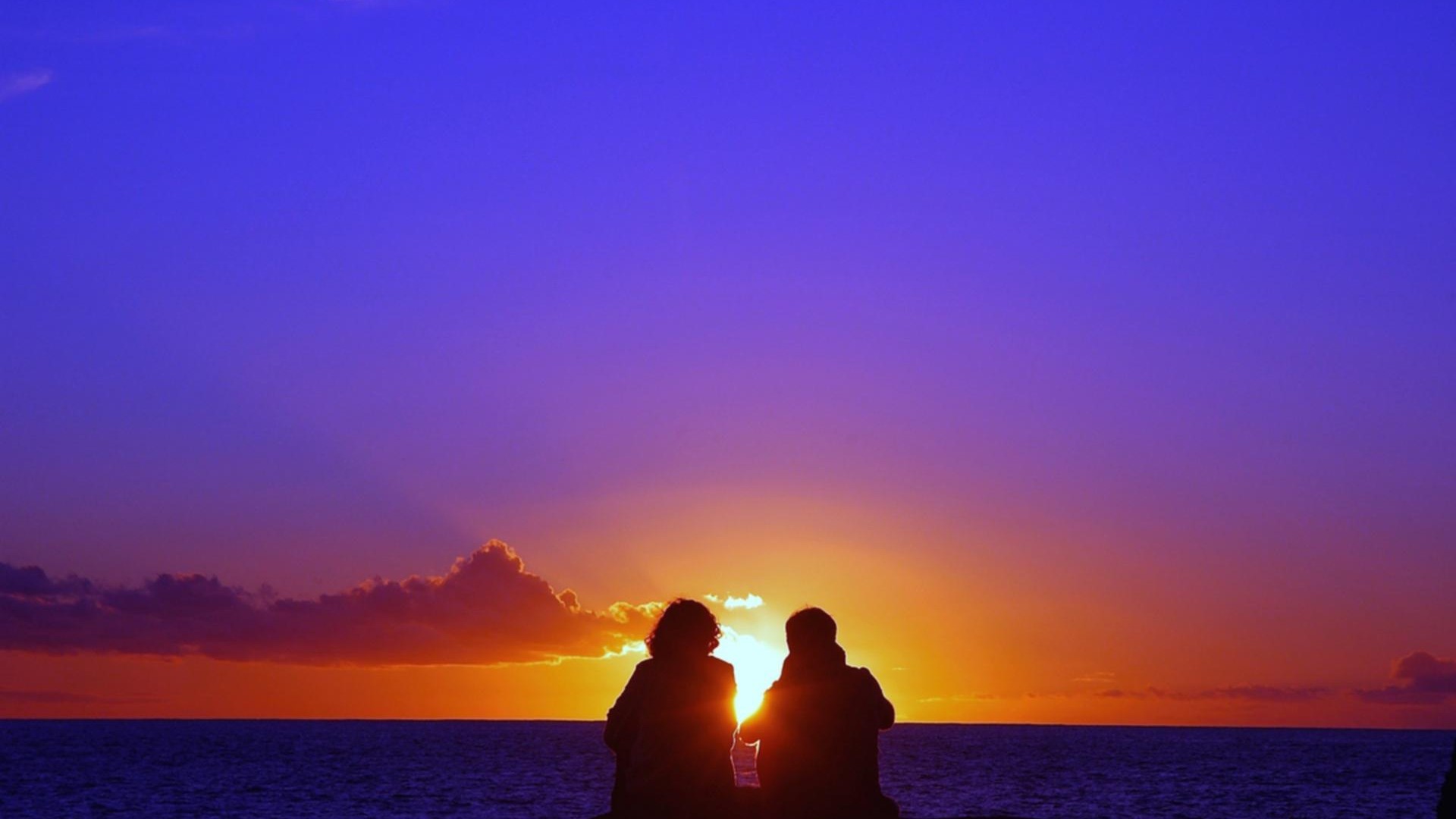 Desktop Wallpaper Hd Sunset Romantis 1920x1080 Wallpaper Teahub Io