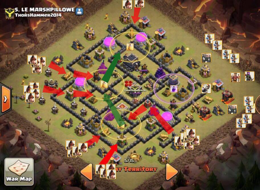 Best Layout For Th9 War Base - HD Wallpaper 