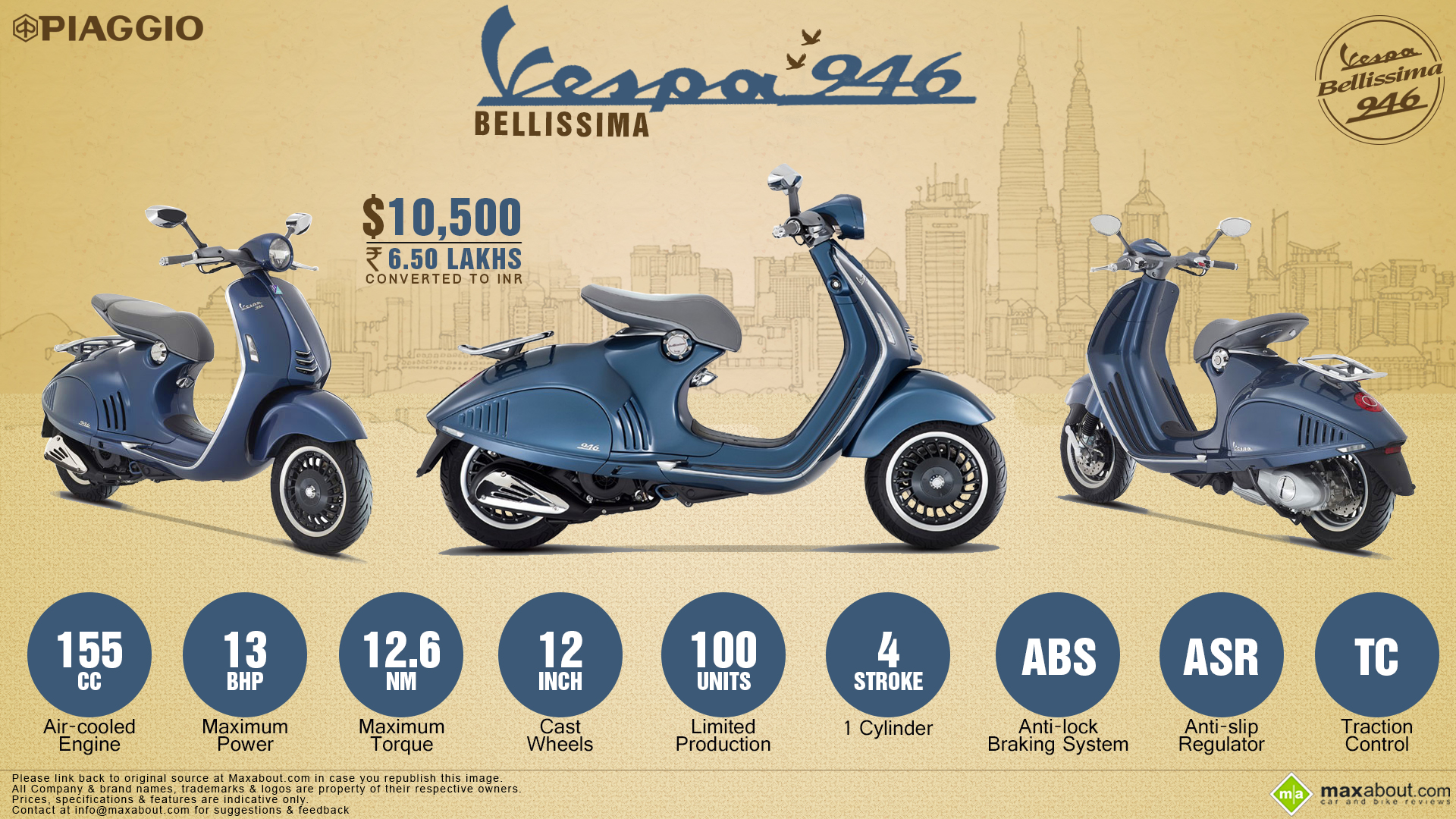 Infographics Image - Vespa Bellissima - HD Wallpaper 