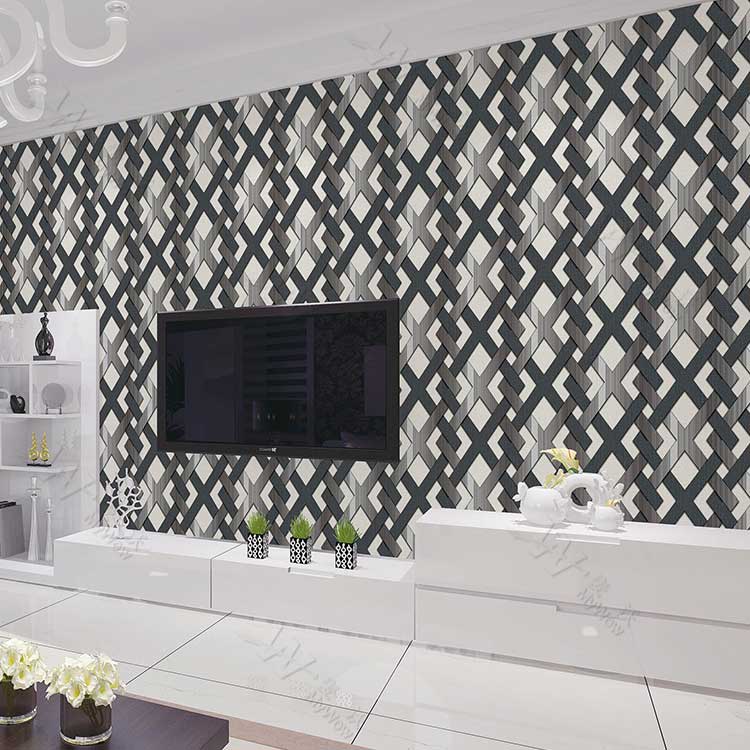 Pvc 3d Wood Handrail Pattern Design - Living Room Wallpaper Wood Design - HD Wallpaper 