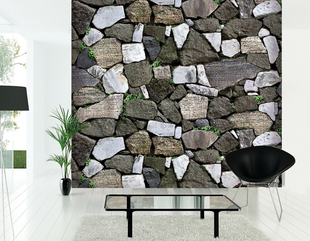 Stone Wallpaper For Bedroom Wall - HD Wallpaper 