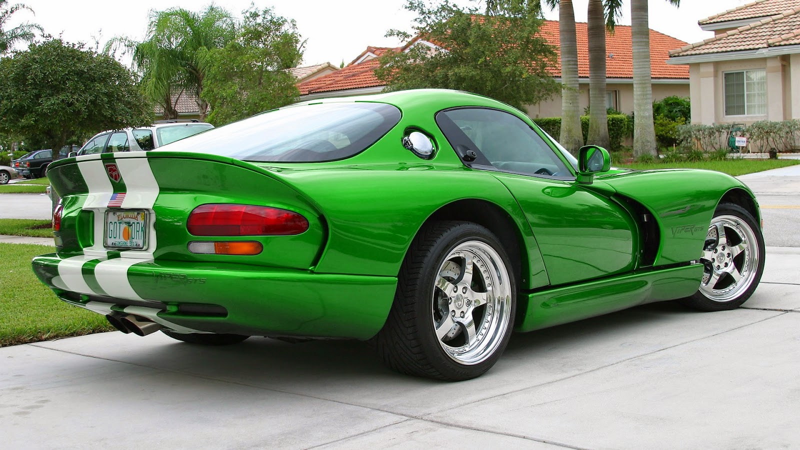 1999 Viper Gts Green - HD Wallpaper 