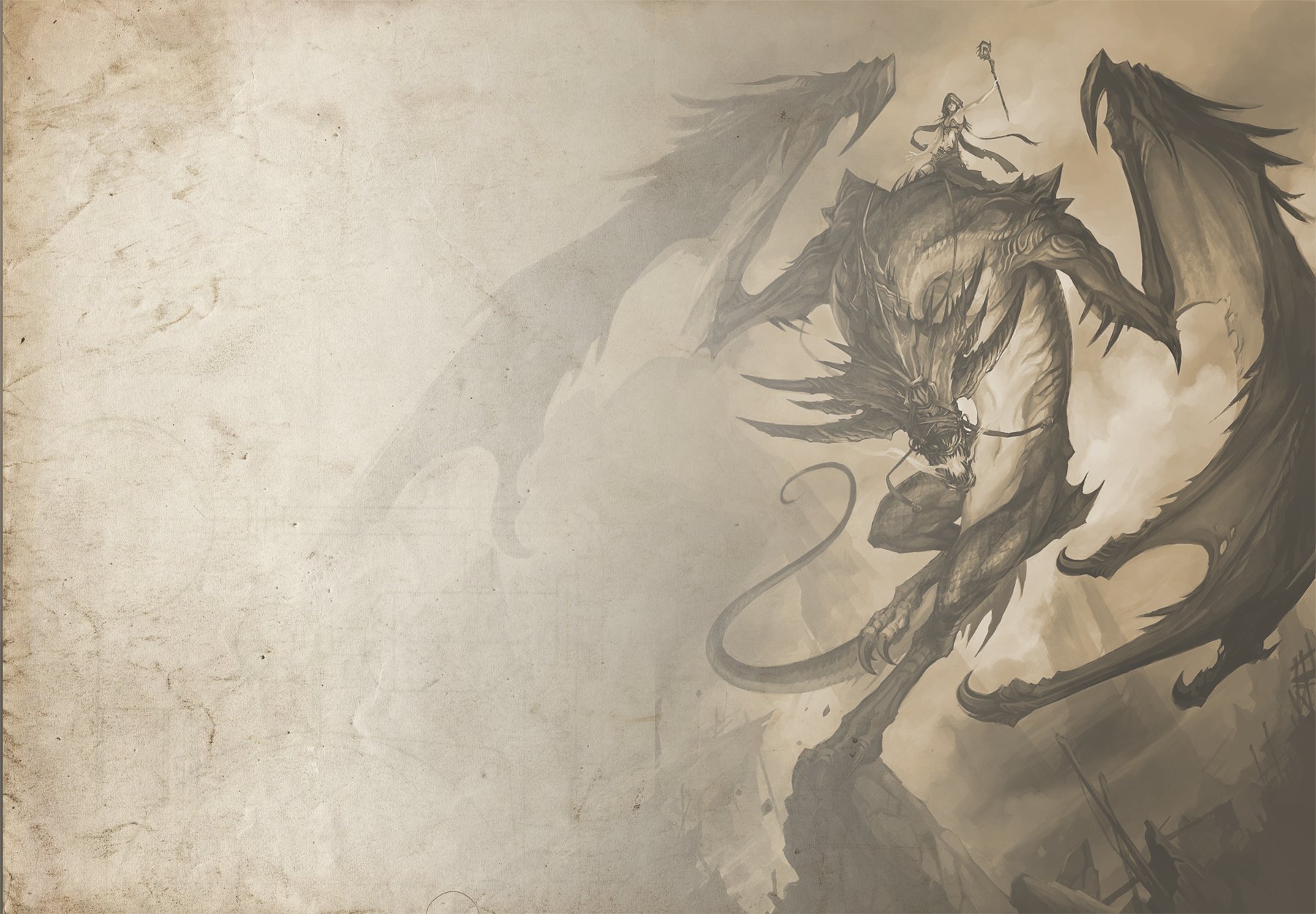Fantasy Dragon - HD Wallpaper 