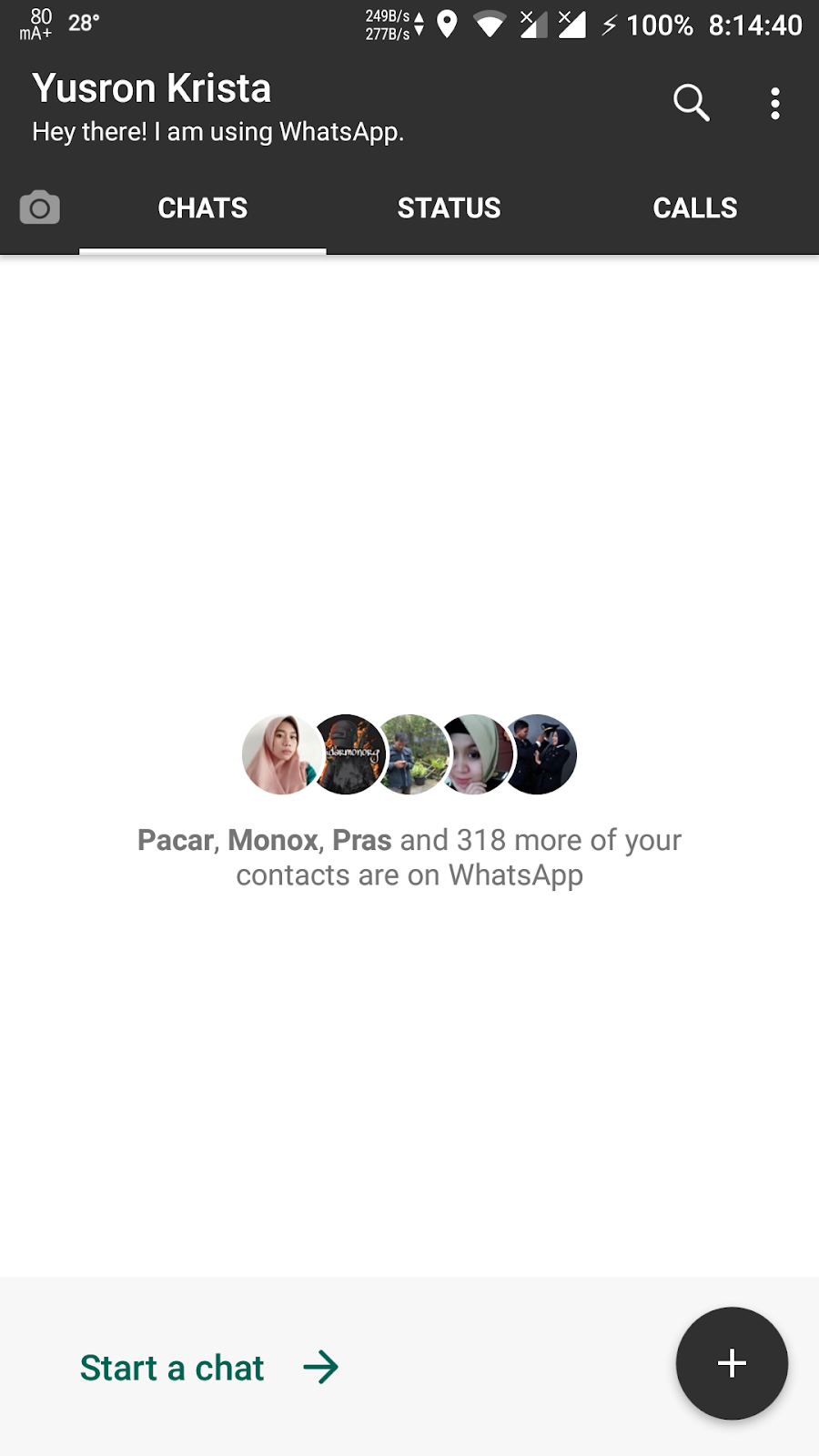 Cara Membuat Whatsapp Dark Mode Asli Full Bukan Wallpaper - Whatsapp Original Wallpaper Dark - HD Wallpaper 