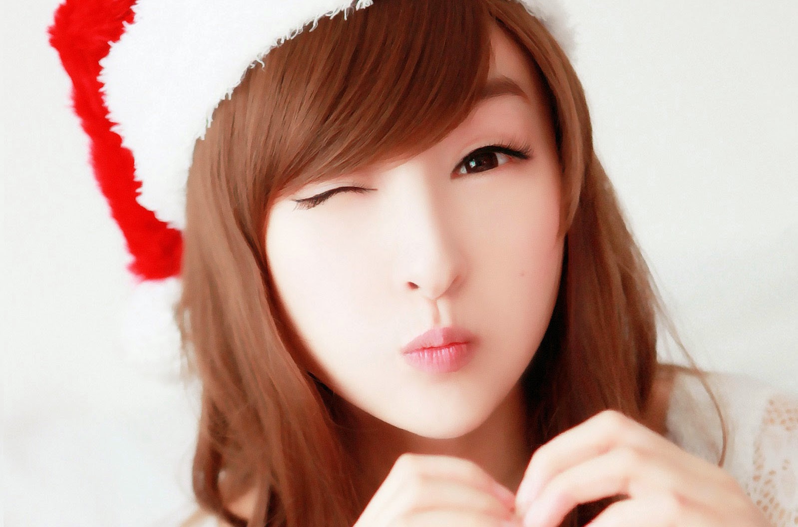 Wallpaper Gambar Orang - Christmas Cute Girls - HD Wallpaper 