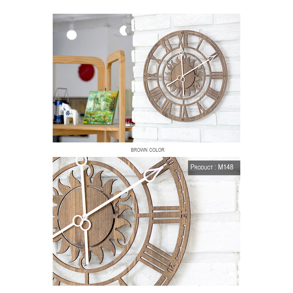 ♛premium Korea Designer Wall Clock Kreatif Jam Dinding - Clock - HD Wallpaper 