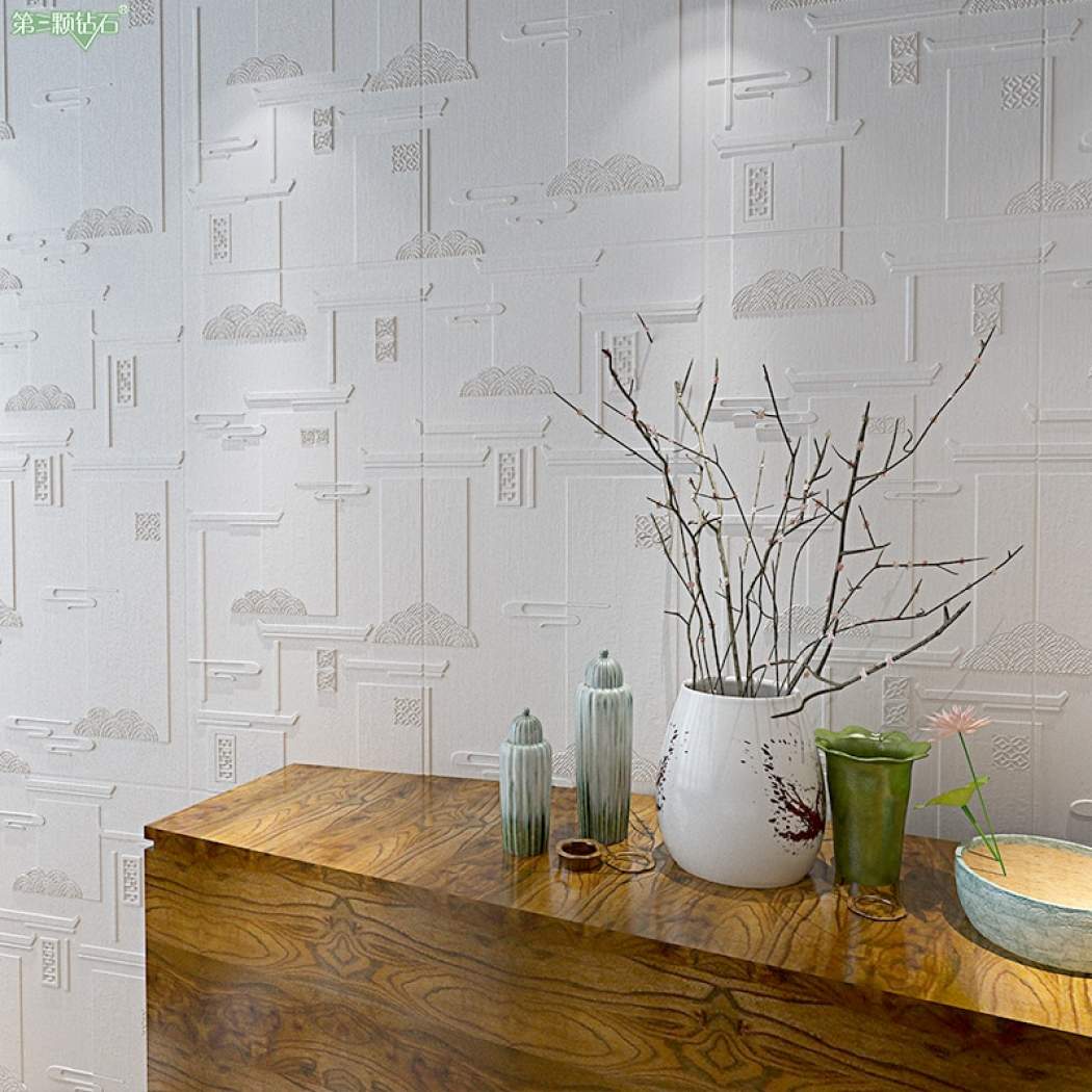 Compare Grey Color 3d Brick Vinyl Wall Paper Interiror - Coffee Table - HD Wallpaper 