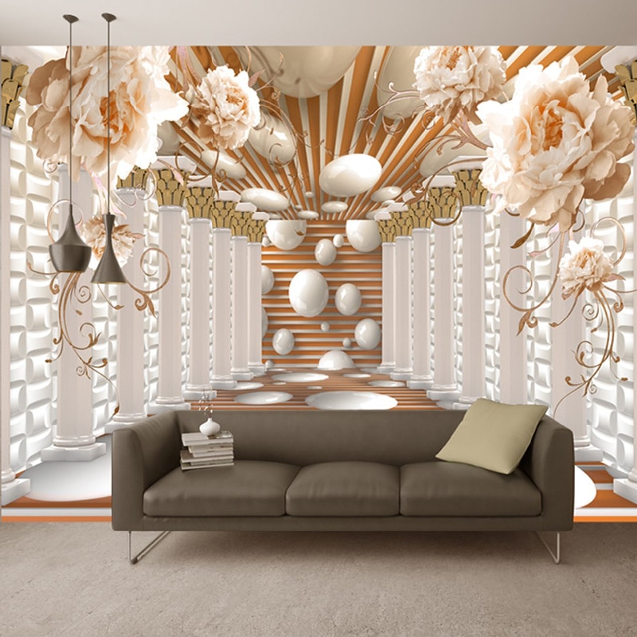 3d Wallpaper For Living Room Modern - 1280x1280 Wallpaper 