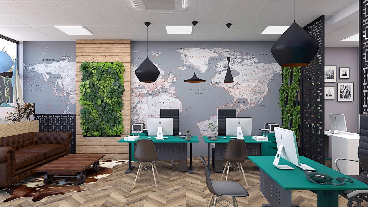 Travel Agency Interior Design - HD Wallpaper 