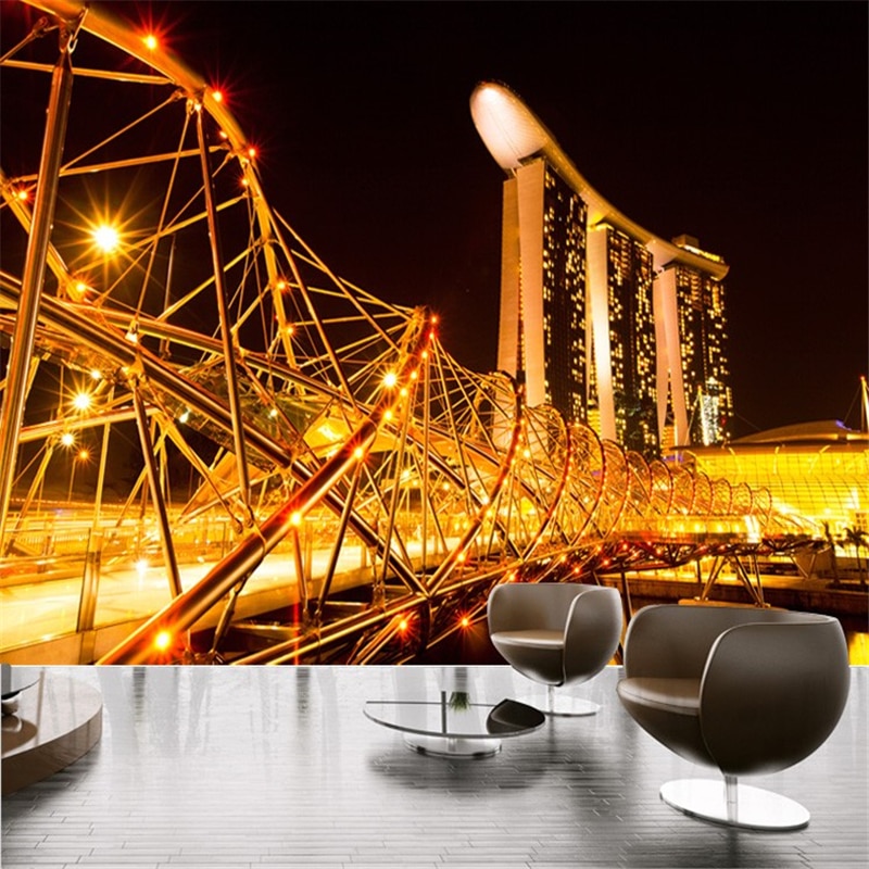 3d Wallpaper Singapore - Marina Bay Sands - HD Wallpaper 