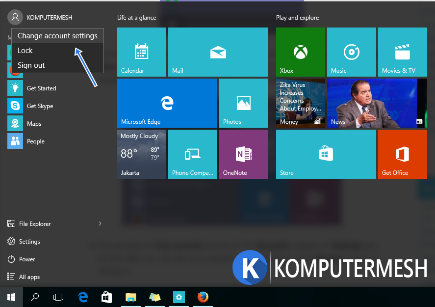 Cara Mengganti Foto Profile Pada Windows 10 - Desktop Of Windows 10 - HD Wallpaper 