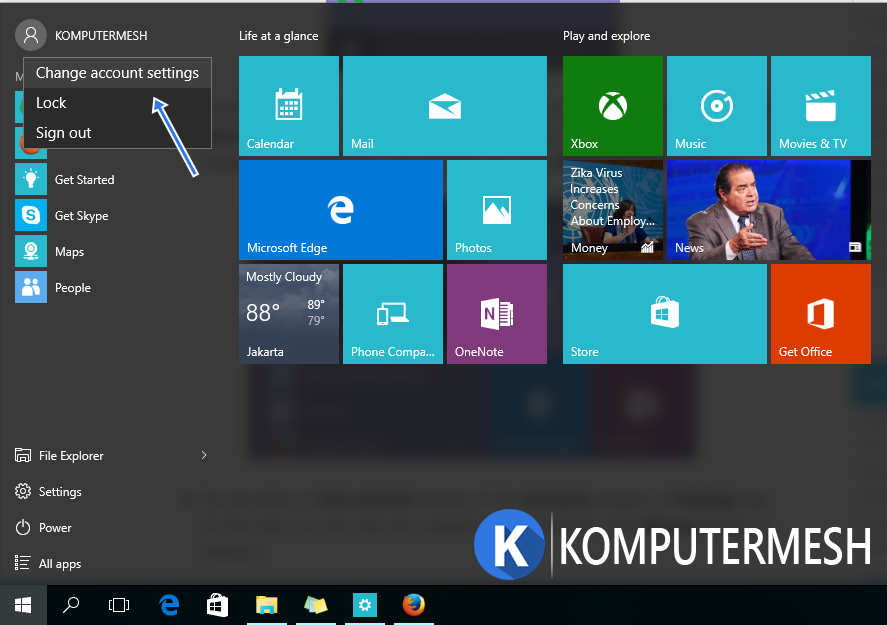 Cara Mengganti Foto Profile Pada Windows 10 - Desktop Of Windows 10