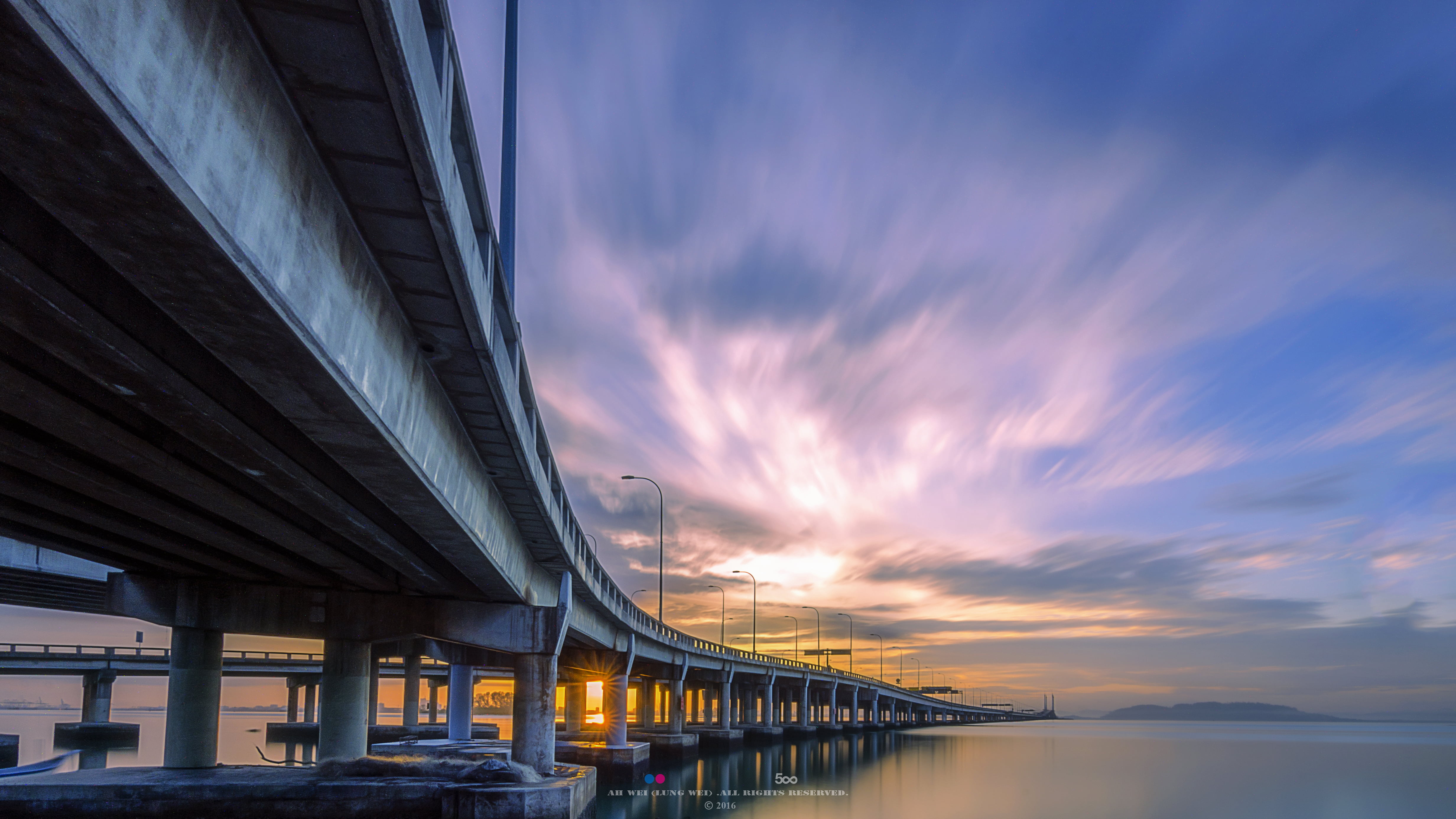 Penang Bridge - HD Wallpaper 