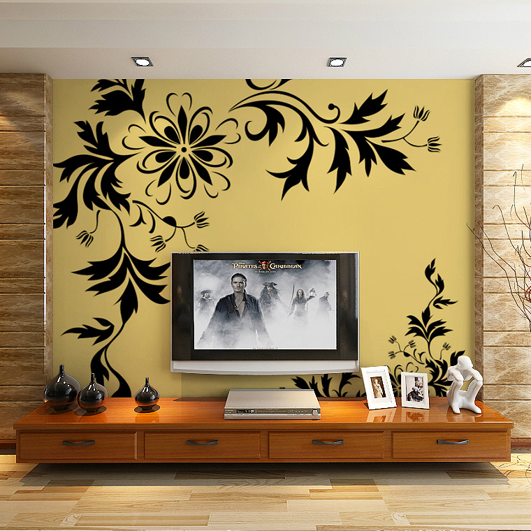 Bedroom 3d Wallpaper For Tv Wall - HD Wallpaper 
