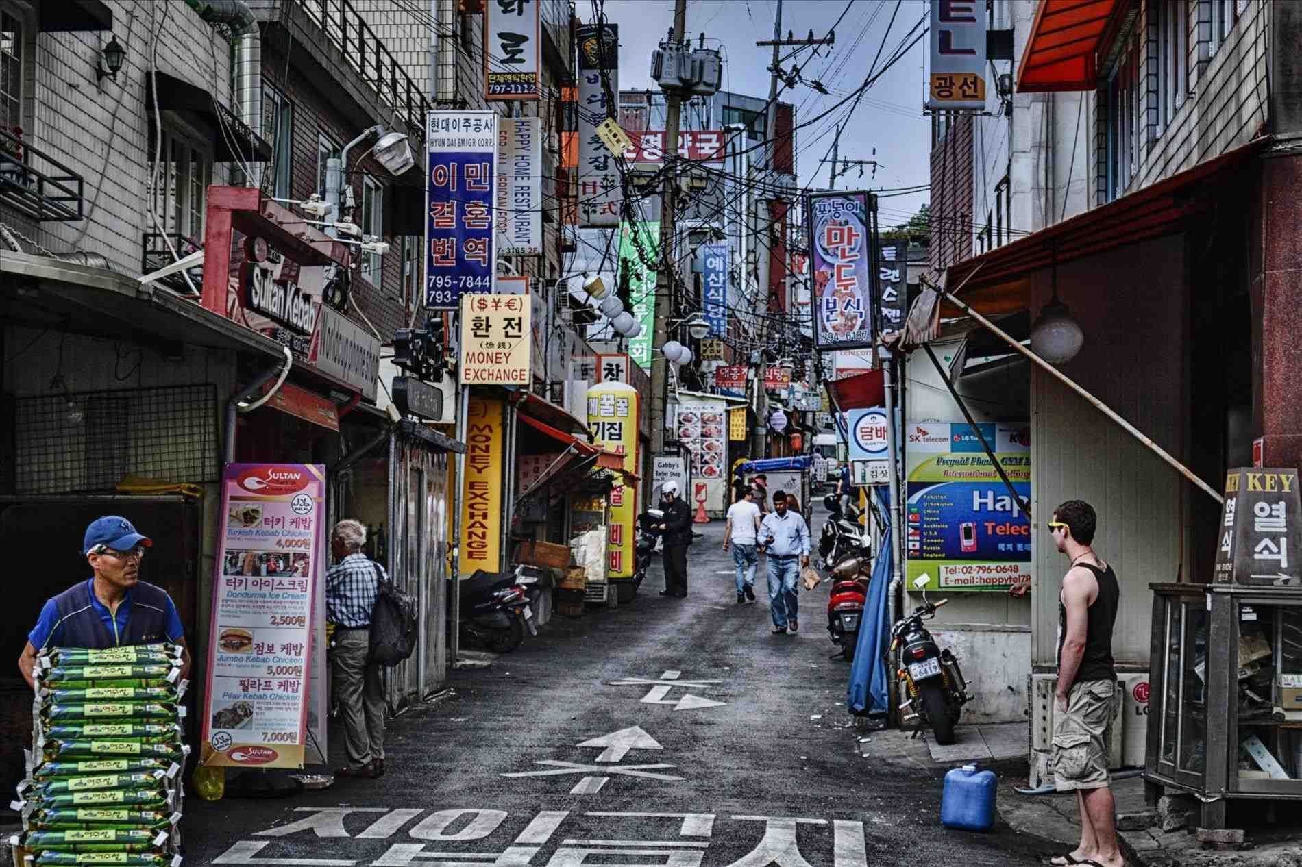 South Korea Seoul Street - HD Wallpaper 