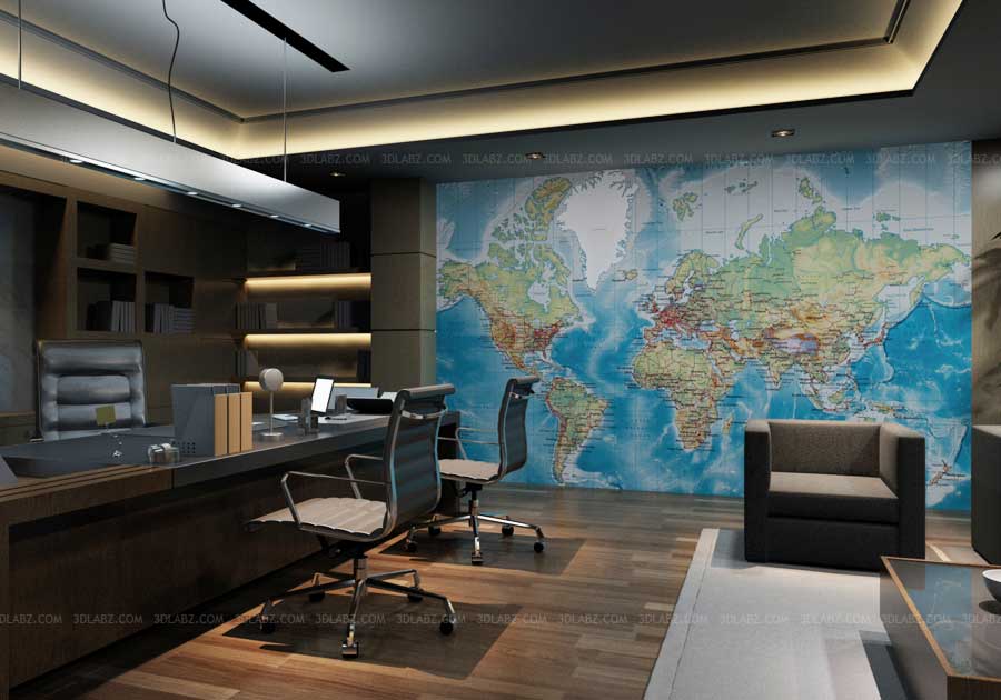 3d Rendering Canberra, Australia - Interior Wallpaper Design For Office - HD Wallpaper 