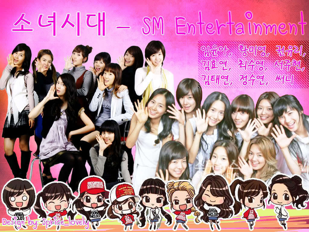 Anime Generation - Snsd Cartoon - HD Wallpaper 