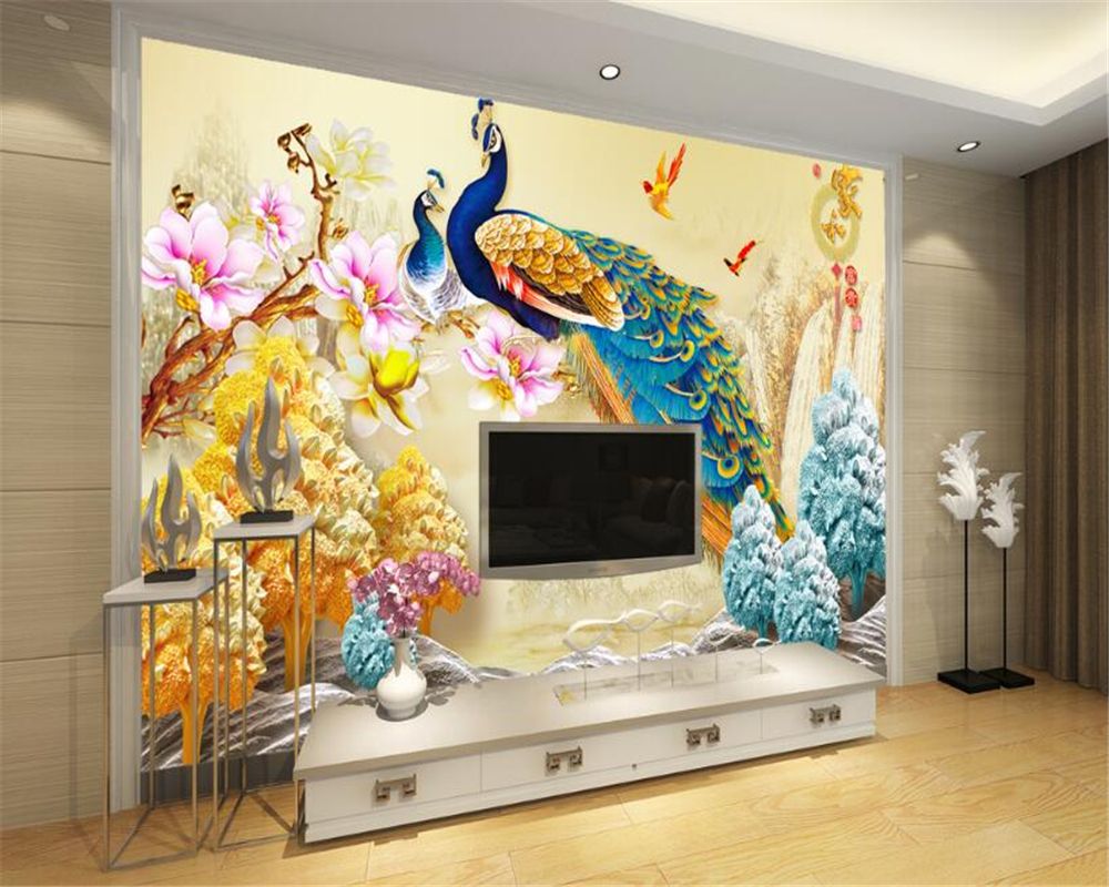 Wall Painting Design 3d - HD Wallpaper 