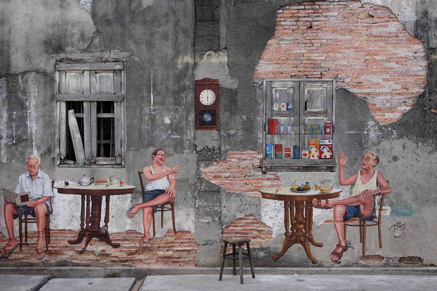 From Custom Wallpaper Leader Maggenta, Let You To Express - Songkhla Old Town Street Art - HD Wallpaper 