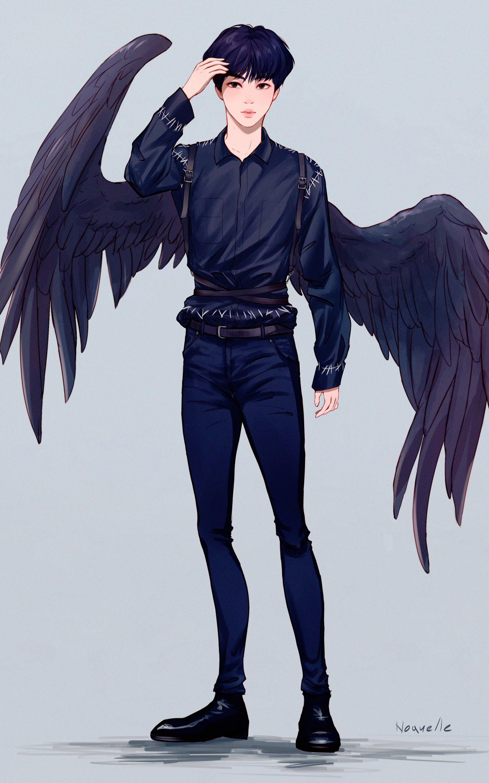 Bts, Kim Seok-jin, Wings, Anime Style, Korean Singer - Anime Jin De Bts - 1600x2560 Wallpaper Bts, Kim Seok-jin, Wings, Anime Style, Korean Singer - Anime Jin De Bts - 1600x2560 Wallpaper