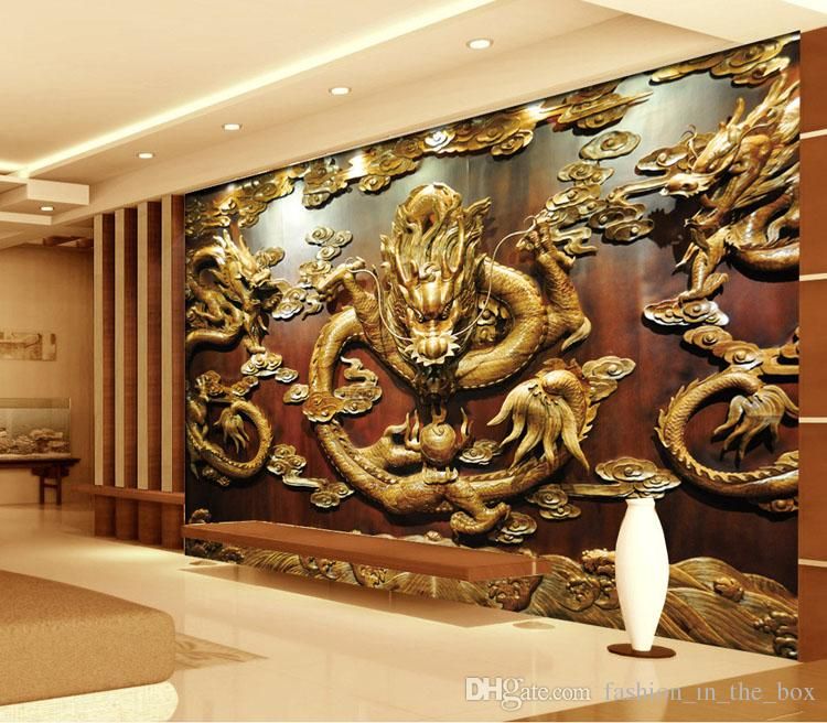 China 3d Wood Carving - HD Wallpaper 