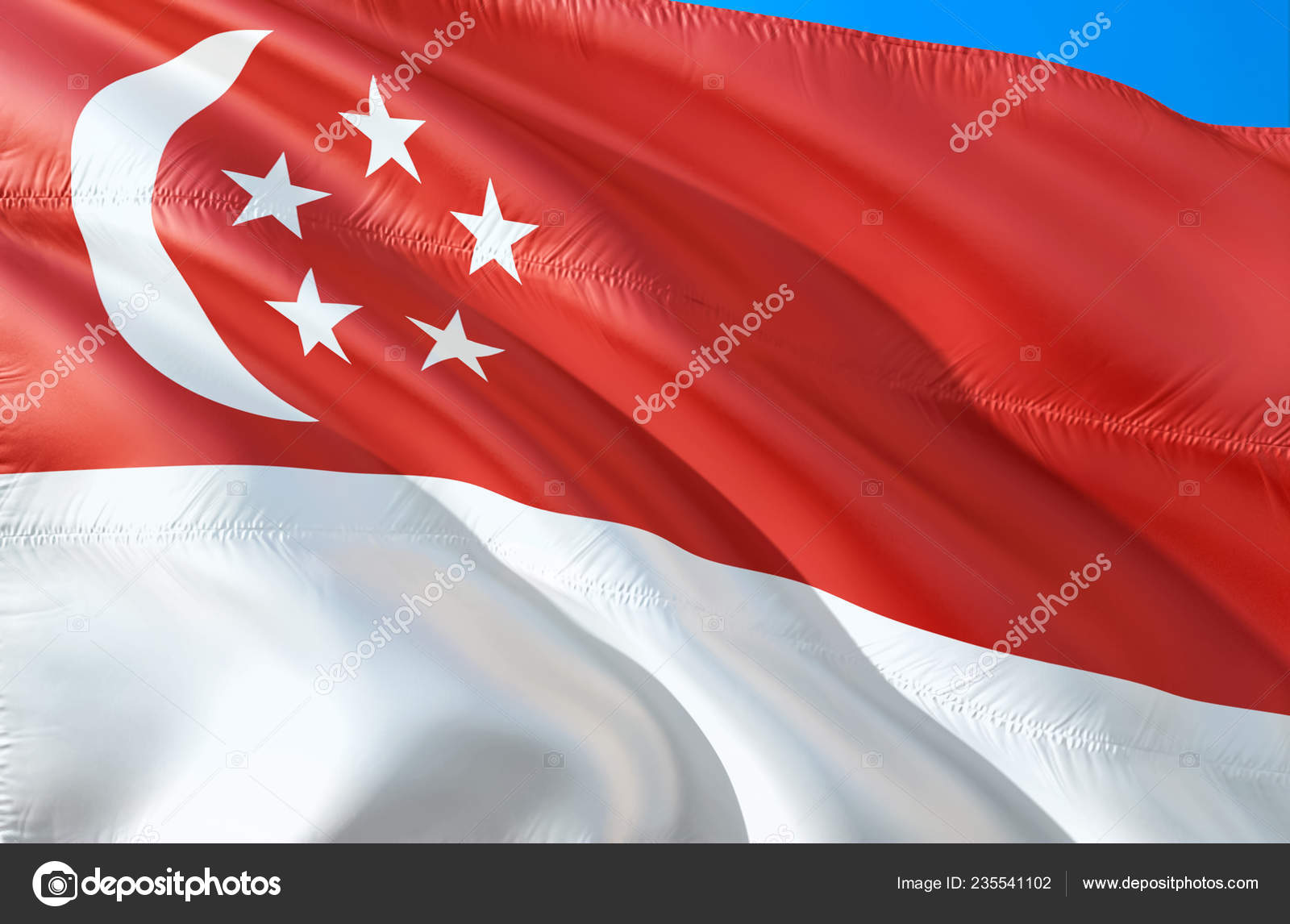 Bandeiras Do Singapura - HD Wallpaper 